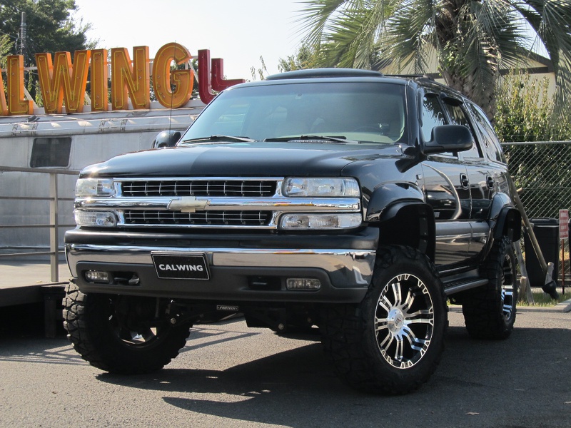 シボレー タホ Lt 新車並行 Fabtech6インチリフトアップ Rbpインチ Gibsonマフラー Ledテール No 0417 Calwing キャルウイング