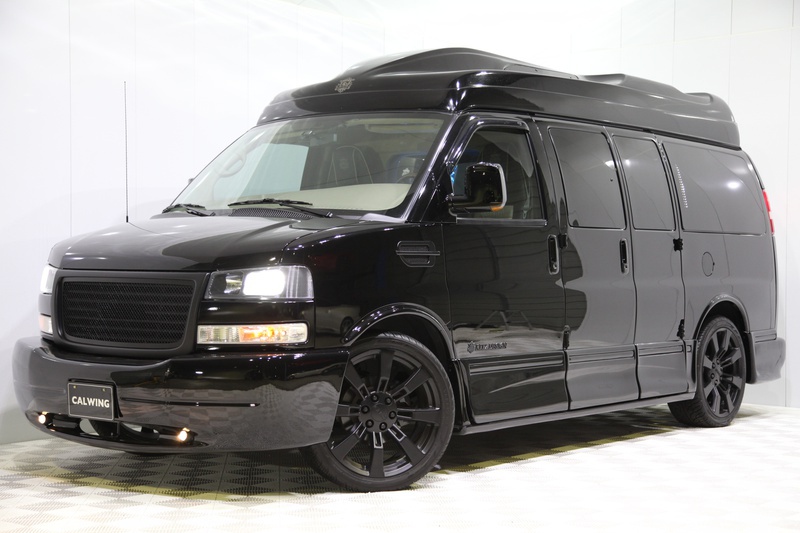 Gmc サバナ リッツデザイン 特別注文リムジン 電動パーテーション フル電動オットマンシート L字型ソファ 3dイルミネーション インチbravia Dvdプレーヤー Calwing キャルウイング