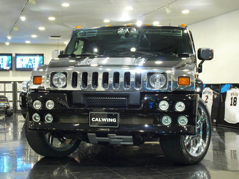 ハマー H2 新車並行 ワンオーナー 213motoringフロントバンパー