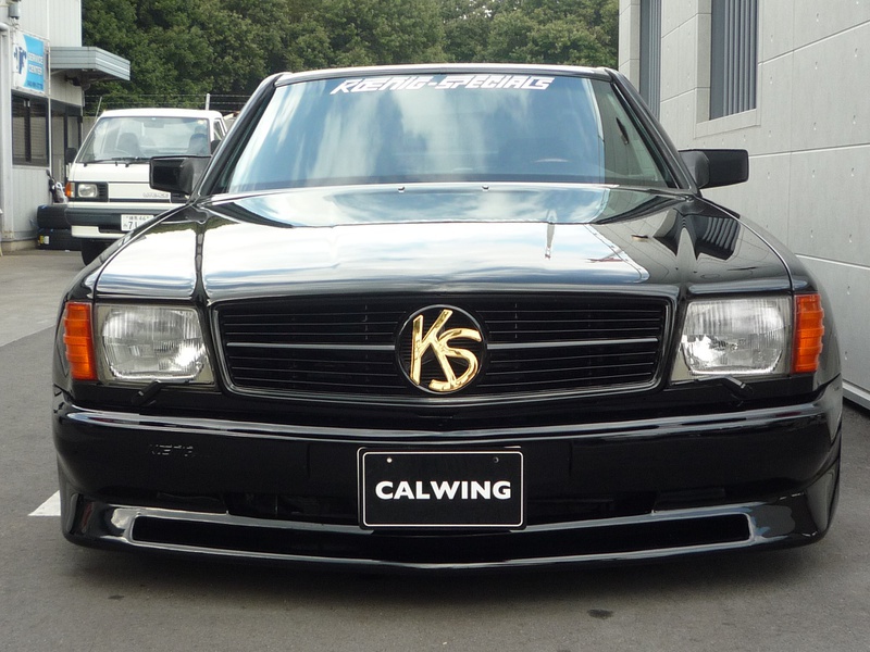 メルセデスベンツ560sec Koenig Specials ケーニッヒスペシャルズ W126 Calwing キャルウイング