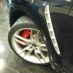 ポルシェ カイエン ターボ CARACTERE WIDEBODY COMPLETE VERSION CW1ミラーポリッシュシルバー22インチAW