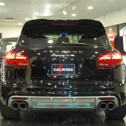 ポルシェ カイエン ターボ CARACTERE WIDEBODY COMPLETE VERSION CW1ミラーポリッシュシルバー22インチAW
