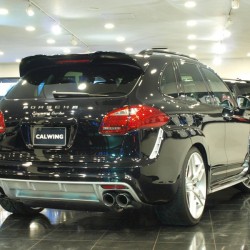 ポルシェ カイエン ターボ CARACTERE WIDEBODY COMPLETE VERSION CW1ミラーポリッシュシルバー22インチAW