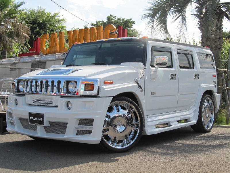 ハマーH2 213ホワイトエディション NEXTNATIONエアロ カスタム | 輸入