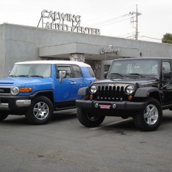 トヨタ FJクルーザー&JEEP アンリミテッド ルビコン