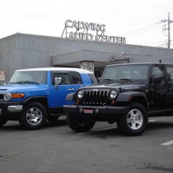 トヨタ FJクルーザー&JEEP アンリミテッド ルビコン