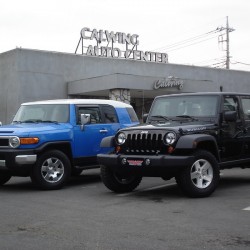 トヨタ FJクルーザー&JEEP アンリミテッド ルビコン