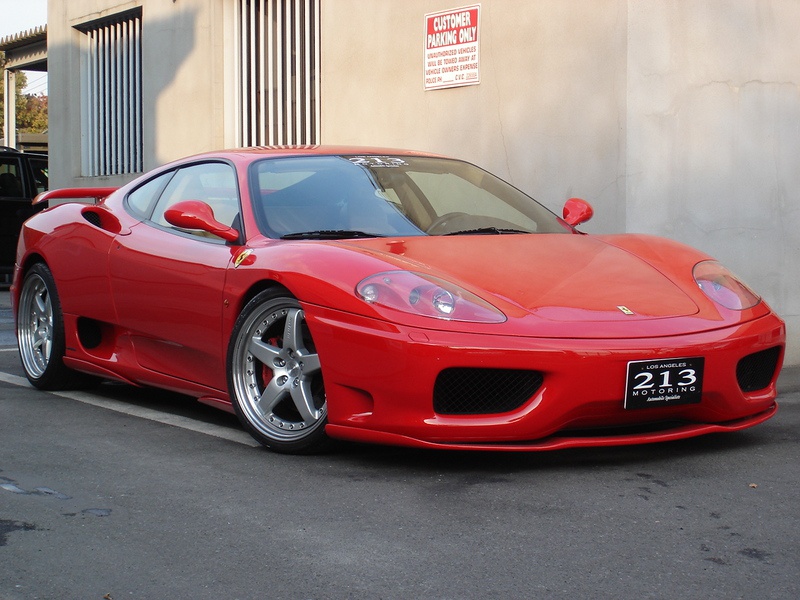 FERRARI F360 サイドシルウイング ファイバー 塗装済み 9PggEey2aZ