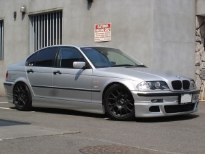 BMW 318i E46 RIEGER-TUNING BBSマットブラック