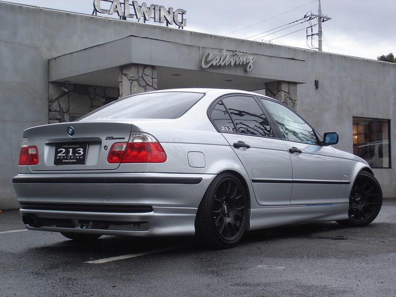 BMW 318i E46 RIEGER-TUNING BBSマットブラック | キャルウイング | 輸入車専門店