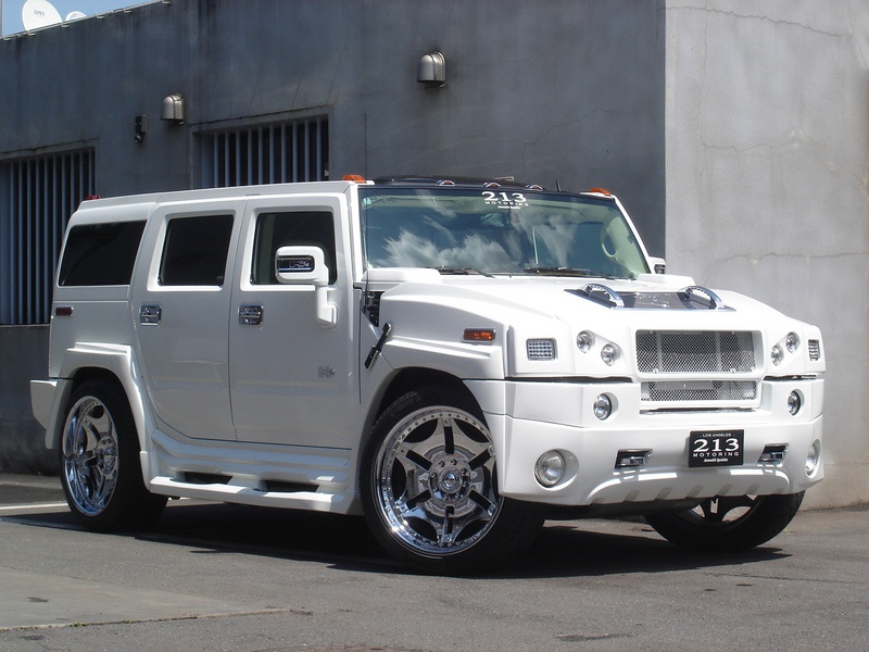 ハマー H2 ジオバンナ ゼノンエアロ×213MOTORINGフェイス 内装フル