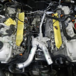 ポルシェ パナメーラ V6/V8 サーモハウジングパイプ抜け修理