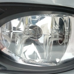 R171 SLK350 フォグランプ HIDキット取り付け