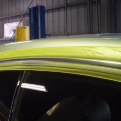 BMW ベンツ ウィンドゥモール 磨き