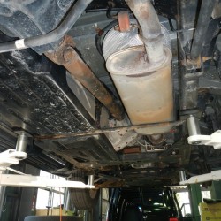 下廻り 防錆塗装(シャシブラック)作業