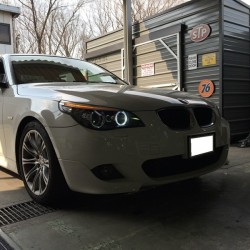 BMW 525i イカリング LED交換!!