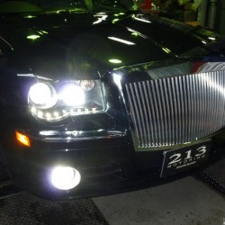 2005年 300C カスタム ヘッドライトハイビーム、フォグランプHID化