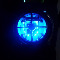 2005年ハマーH2 光り物カスタム エアコン吹き出し口間接照明取り付け