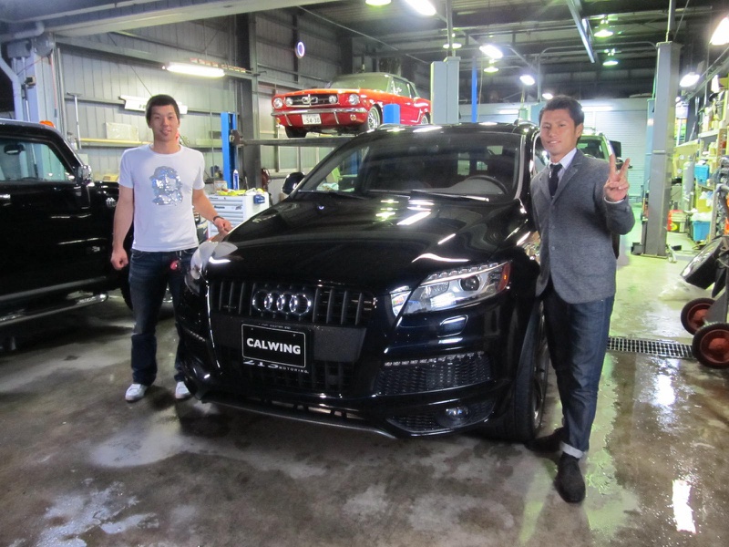 埼玉西武ライオンズ #27 炭谷銀仁朗選手に 新車 2012y アウディ Q7 希少左ハンドルをご納車させて頂きました。