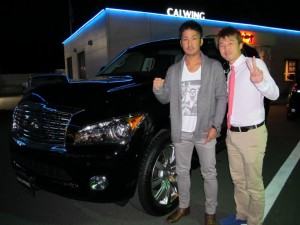 埼玉県入間市にお住まいのN社長に 新車 インフィニティ QX56をご納車させて頂きました。