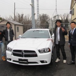群馬県渋川市のA社長に 2012y ダッジ チャージャー SXT をご納車させて頂きました。