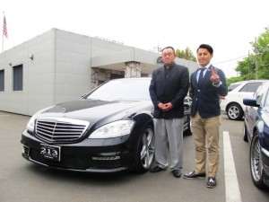 千葉県白井市S社長に 、メルセデスベンツ S63 AMG 後期モデルをご納車させて頂きました。