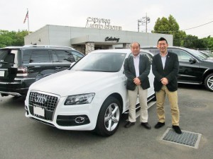 地元所沢のK社長に アウディQ5 2.0TFSI Sライン をご納車させて頂きました。