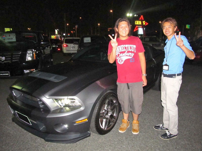 地元所沢のe様に 新車 13モデル フォード シェルビーgt500 をご納車させて頂きました Calwing キャルウイング