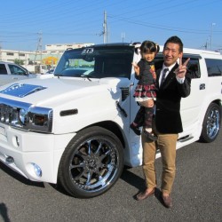 神奈川県藤沢市のN様に ハマーH2 ホワイトエディションをご納車させて頂きました。