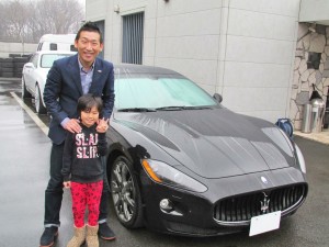 東京都のT社長に マセラティ グラントゥーリズモS  MCシフト をご納車させて頂きました。