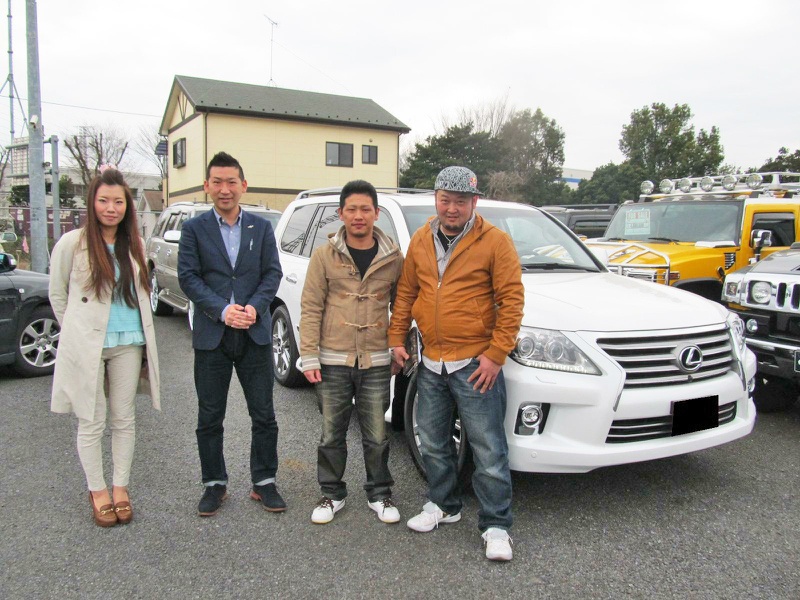 滋賀県のT社長に 新車 レクサス LX570 をご納車させて頂きました。
