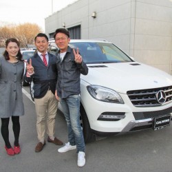 東京都武蔵村山市のA様に メルセデスベンツ ML350 ブルーテックをご納車させて頂きました。