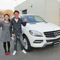 東京都武蔵村山市のA様に メルセデスベンツ ML350 ブルーテックをご納車させて頂きました。