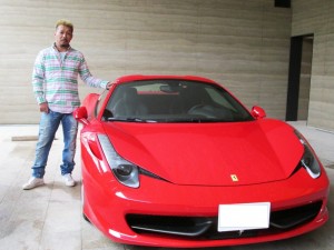 都内にお住いのO社長に 新車 フェラーリ 458スパイダー をご納車させて頂きました。