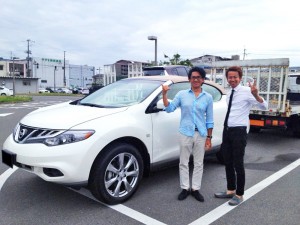 京都府のK社長に 日本未発売モデル 2014y USニッサン ムラーノ  クロスカブリオ  AWD をご納車させて頂きました。