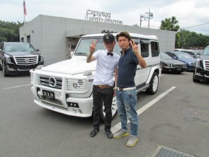 茨城県坂東市のS様に メルセデスベンツ G55 ART マットホワイトをご納車させて頂きました。