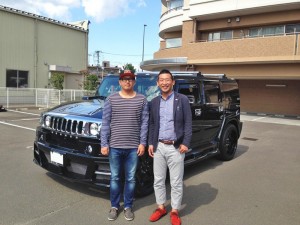 東北楽天ゴールデンイーグルス #57 小山伸一郎投手に ハマーH2 フルカスタム 最終モデル をご納車させていただきました。