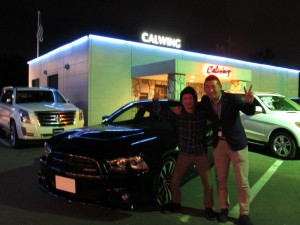 東京都東久留米市のO様に 新車 ダッジ チャージャー SRT8 392をご納車させていただきました。