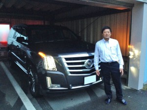 静岡県のO様に 新車 2015y キャデラック エスカレードESV プレミアム をご納車させていただきました。