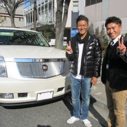 東京都のI様に2011y キャデラック エスカレードESVをご納車させて頂きました。