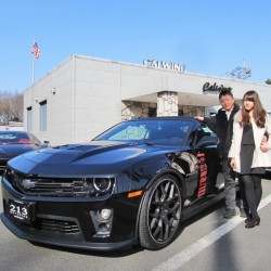 地元所沢市のM様に新車 シボレーカマロ ZL1コンバーチブル キャルウイング&ディフェンダーワークスコラボデモカーをご納車させて頂きました。