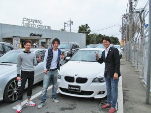 地元所沢のN様にBMW 525I  MスポーツPKGをご納車させて頂きました。