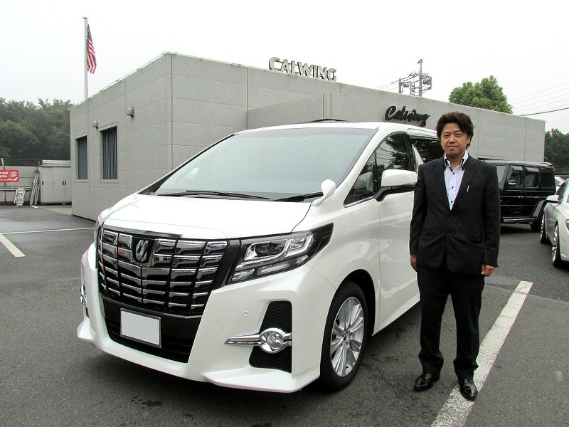 石川県のk社長に 新型アルファード をご納車させて頂きました Calwing キャルウイング