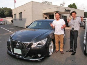 2台目のご購入ありがとうございます!  東京都のY社長に新車 クラウン アスリート Sをご納車させて頂きました。