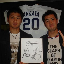 中日ドラゴンズ 中田賢一投手、川井進投手がご来店してください