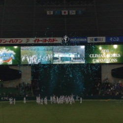 埼玉西武ライオンズ 日本シリーズ進出おめでとうございます。石井一久投手よりご招待をいただき観戦してきました。