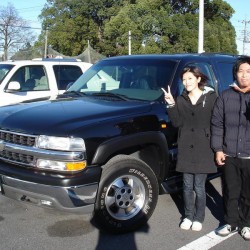2003y シボレー タホ を埼玉のT様にご納車させていただきました。
