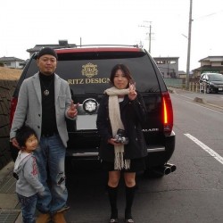 新車 リッツデザイン エスカレード ESV リムジン を長野にお住まいのM社長にご納車させていただきました。