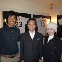 東京ヤクルトスワローズ 城石憲之選手 大橋未歩アナウンサー ご夫妻が遊びに来てくださいました。