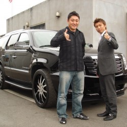 戸田市にお住まいのI社長に 新車 キャデラック エスカレード ハイパーフォージド履き BLACK×BLACK をご納車させていただきました。